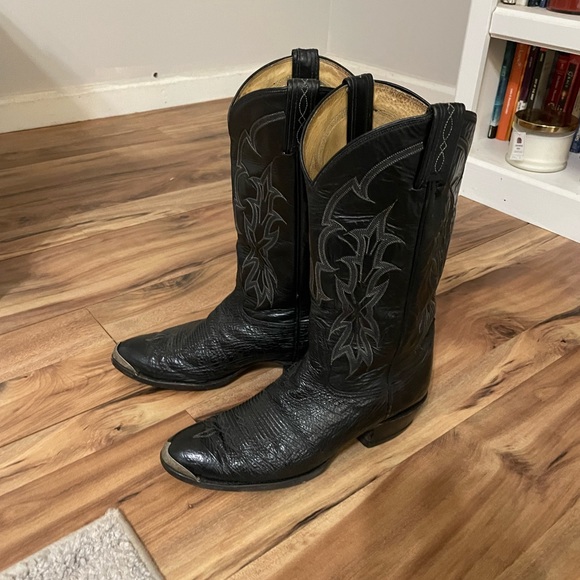 Tony Lama Black Stallion Cowboy/Western Boots. Men’s Size 9.5 - Picture 3 of 16